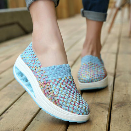 Avina Damen Sneakers in Blau – Gesamtansicht