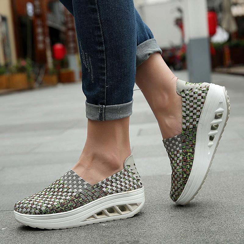Avina Sneakers Grün – Innenansicht mit Polsterung
