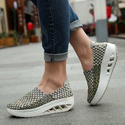 Avina Sneakers Grün – Innenansicht mit Polsterung