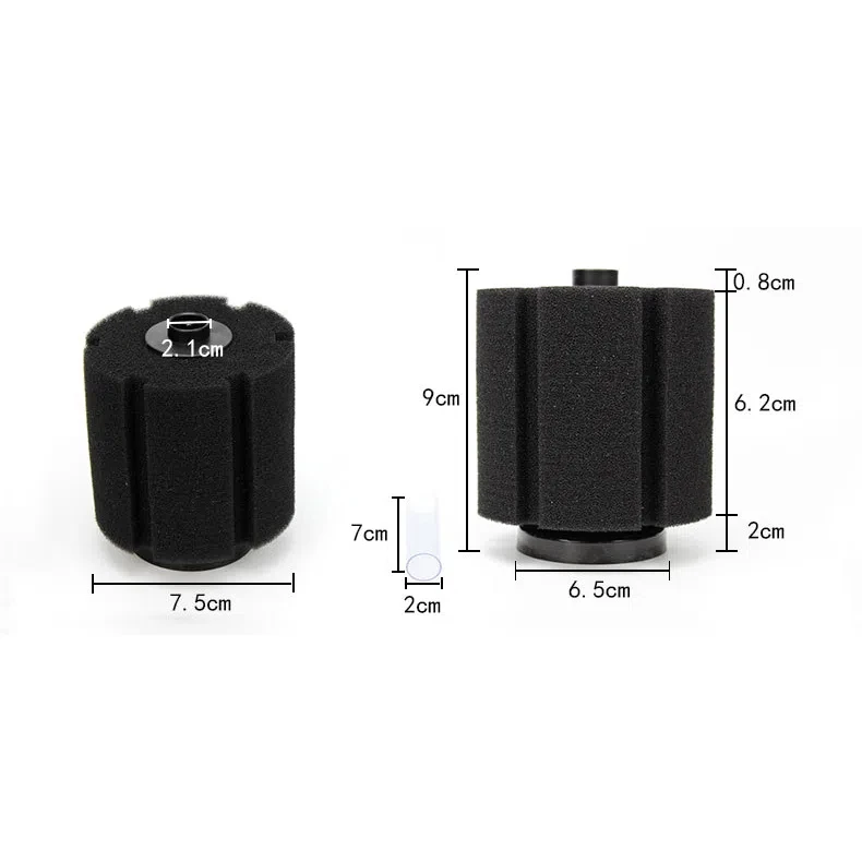 AquaPure Biochemischer Schwammfilter für Aquarium | Luftpumpe, Skimmer und Biofilter Zubehör