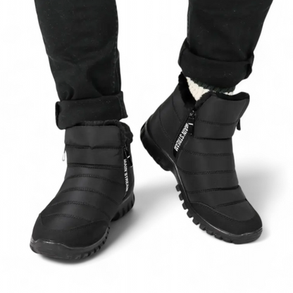 Rutschfeste Außensohle der Boreas Herren Winterstiefel für Eis und Schnee