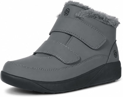 Borwin Herren Winter-Knöchelstiefel mit warmer Innenfütterung – Seitenansicht