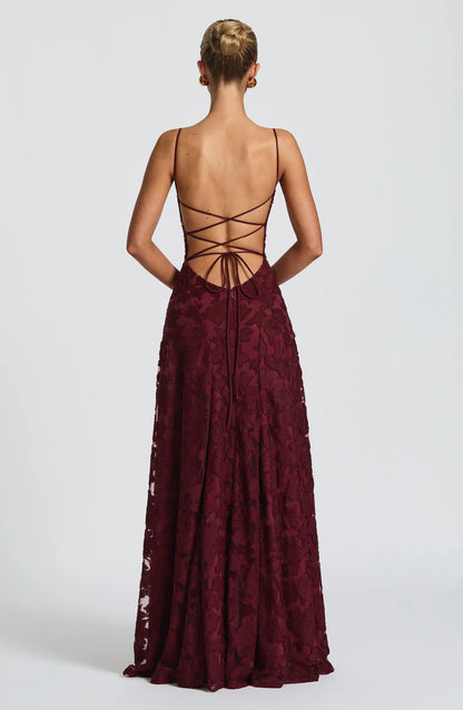 Bloomora Damen Maxikleid mit Blumenmuster | Leichtes V-Ausschnitt Sommerkleid