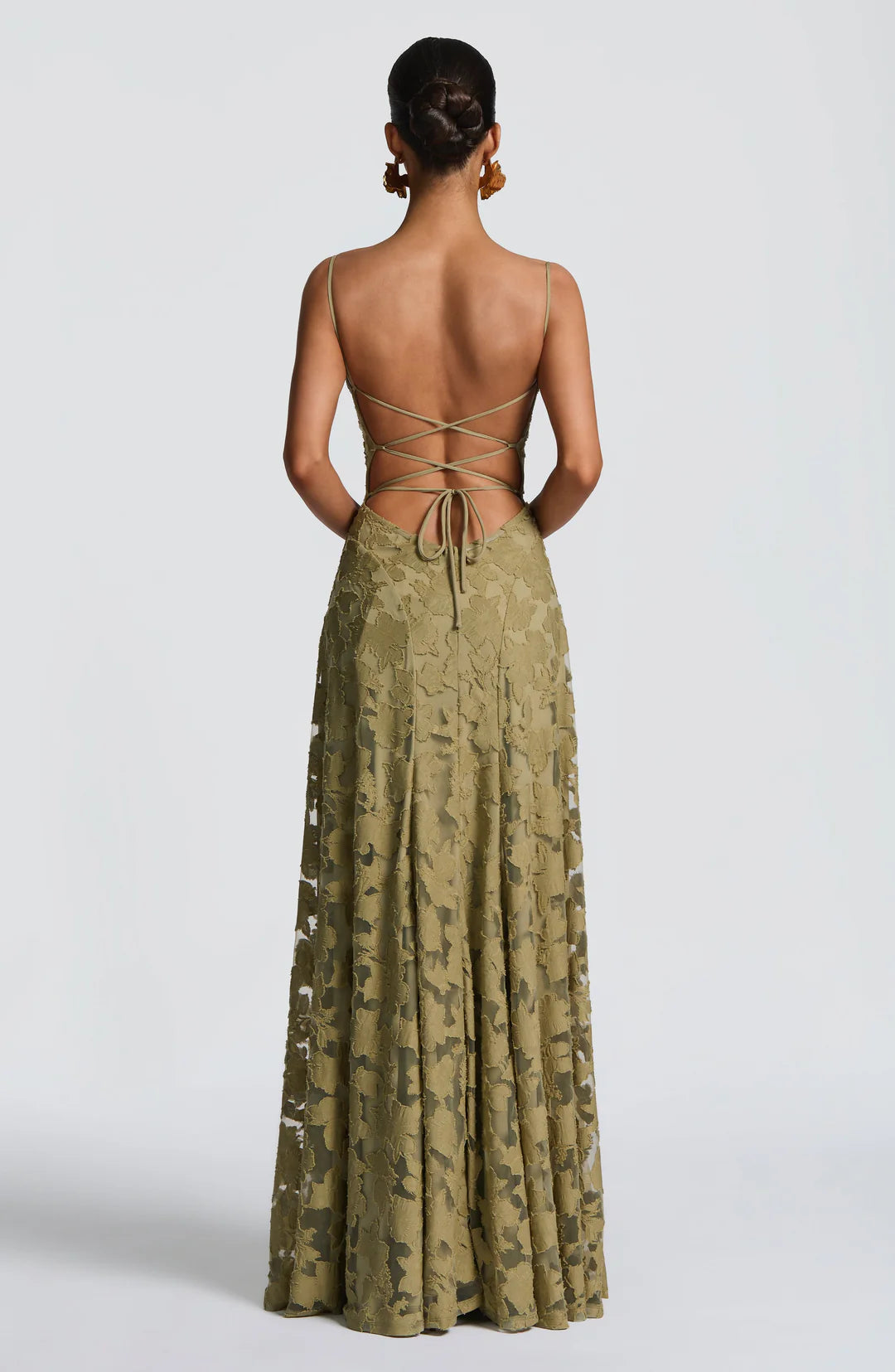 Bloomora Damen Maxikleid mit Blumenmuster | Leichtes V-Ausschnitt Sommerkleid