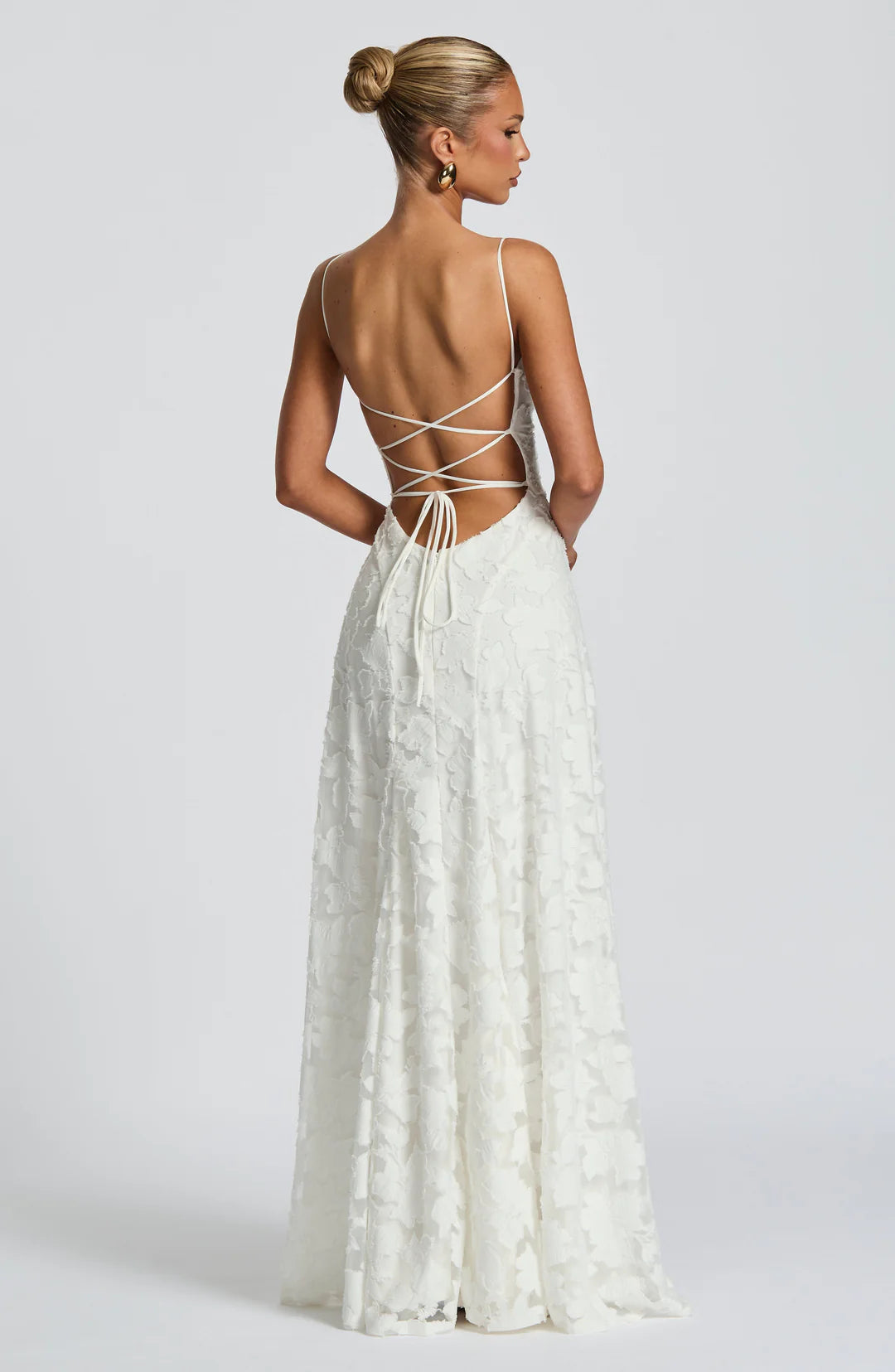 Bloomora Damen Maxikleid mit Blumenmuster | Leichtes V-Ausschnitt Sommerkleid