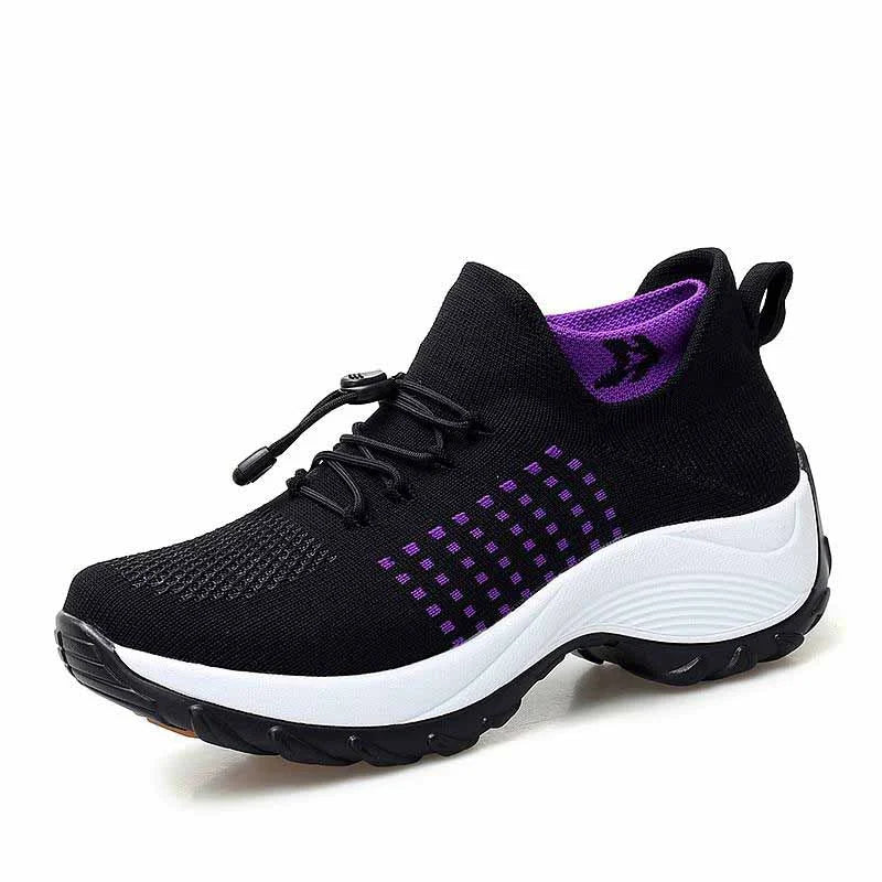 Aprikot-farbene Damen-Sneaker Lena – modisch und komfortabel
