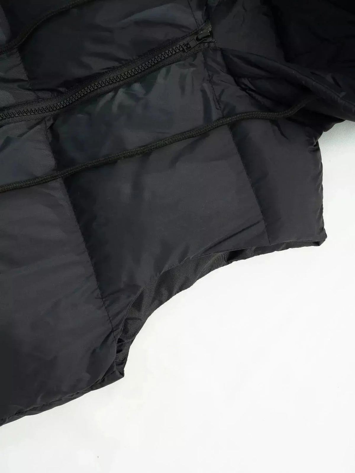 Damen Steppweste Herbst Outfit Schwarze Variante