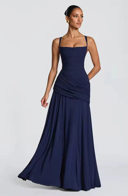 Élanora Damen Maxikleid mit Herzausschnitt | Elegantes Fit & Flare Abendkleid