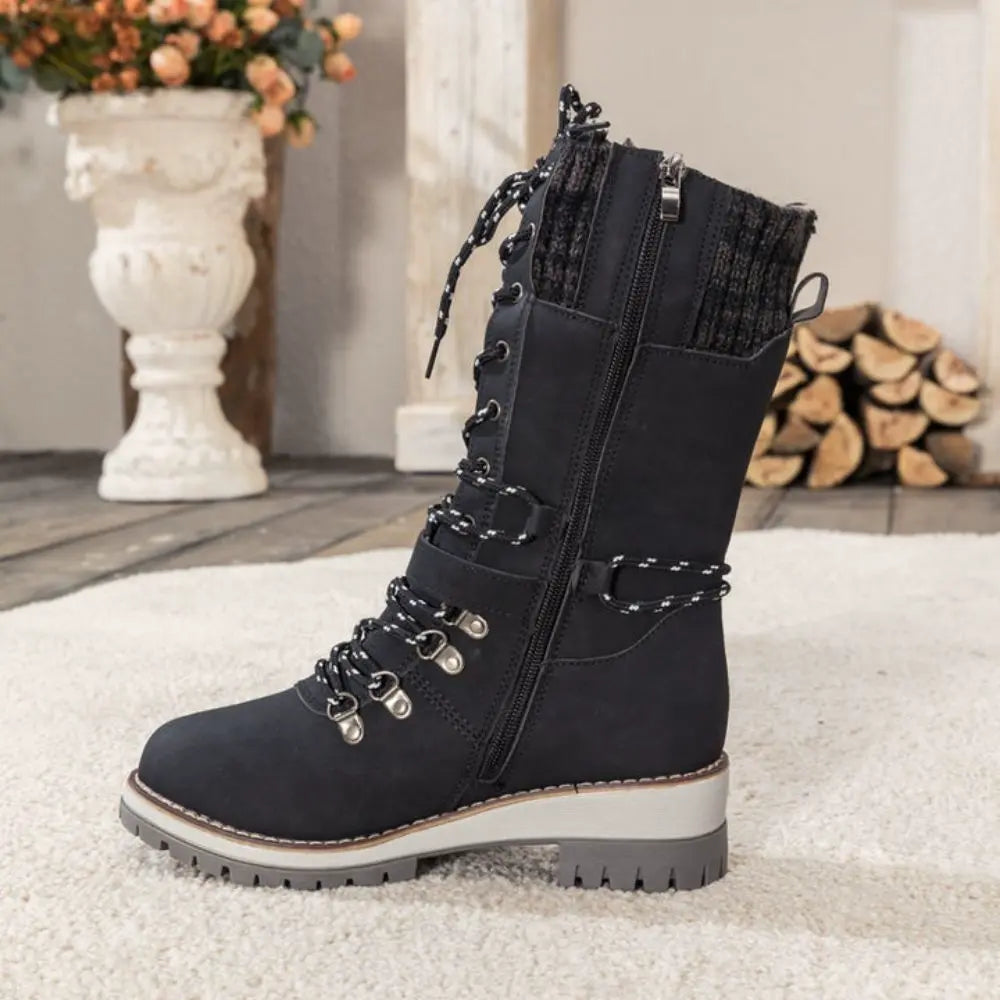 Orthopädische Sohle der Wintara Damen Winterstiefel, Detailansicht