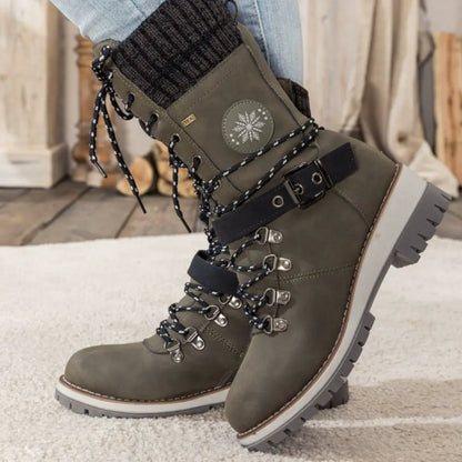 Wintara orthopädische Winterstiefel mit Memory Foam Fußbett
