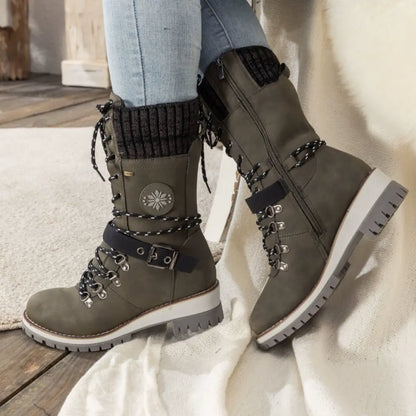 Wasserdichte Wintara Winterstiefel im Schnee