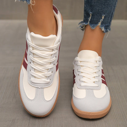 Berna Damen Sneaker in Braun mit breiter Zehenbox