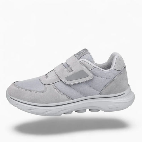 Nalia Damen orthopädische Sneaker in Schwarz mit Klettverschluss