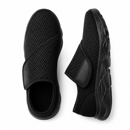 Brekka Damen Walkingschuh Blau weite Zehenbox Draufsicht