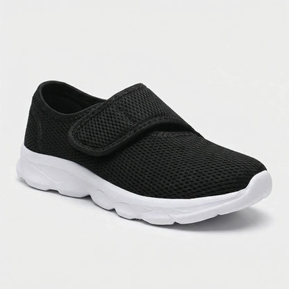 Brekka orthopädischer Schuh für breite Fußformen Schwarz Innenansicht