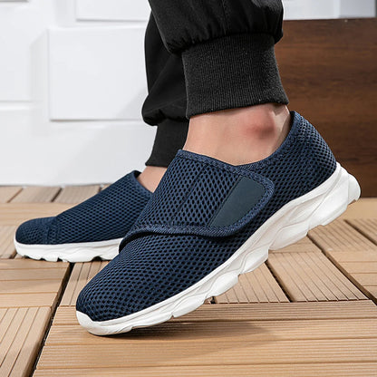 Brekka weite Passform Walkingschuh für diabetische Füße Beige
