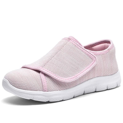 Draufsicht auf das atmungsaktive Mesh-Obermaterial der Velara Damenschuhe