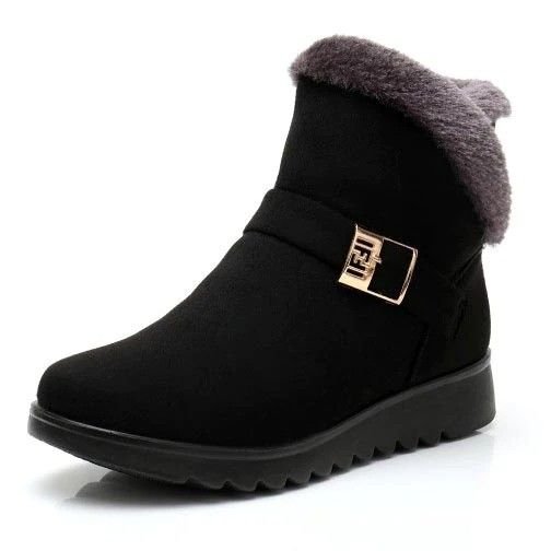 Vergleichsansicht aller drei Farben der Britta Damen-Winterstiefeletten: Rot, Schwarz, Braun