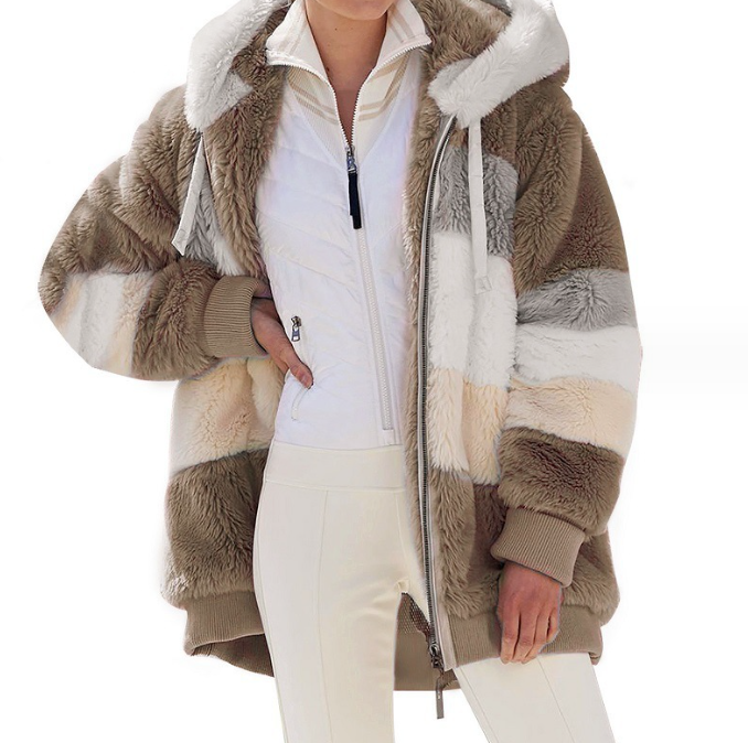 Vivka Multicolor-Jacke in Blau, urban-lässiger Stil