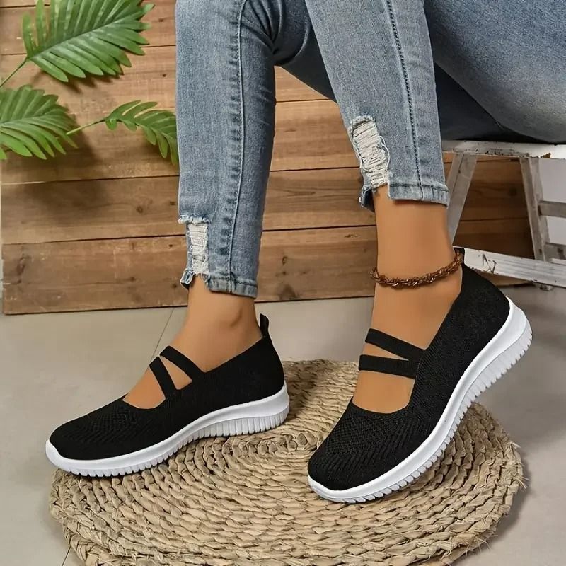 Vera Damen Freizeitschuhe – Detailansicht Mesh-Obermaterial