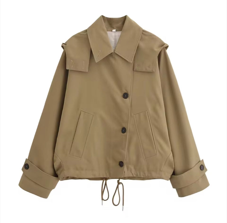 Damen-Trenchcoat Weiß – leicht und atmungsaktiv für Herbst und Winter