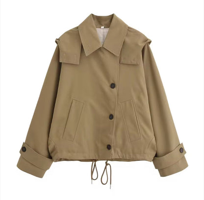 Damen-Trenchcoat Weiß – leicht und atmungsaktiv für Herbst und Winter