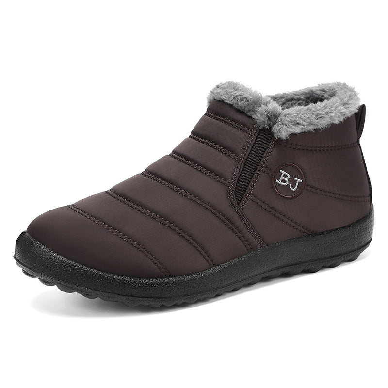 Seitenansicht Fenja Boots in Kastanienbraun mit Texturprofil