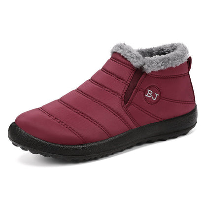 Fenja Winter-Boots in Schwarz – Paardarstellung von oben