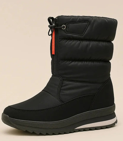 Warme Damen-Winterstiefel gesteppter Puffer-Schaft alle vier Farben