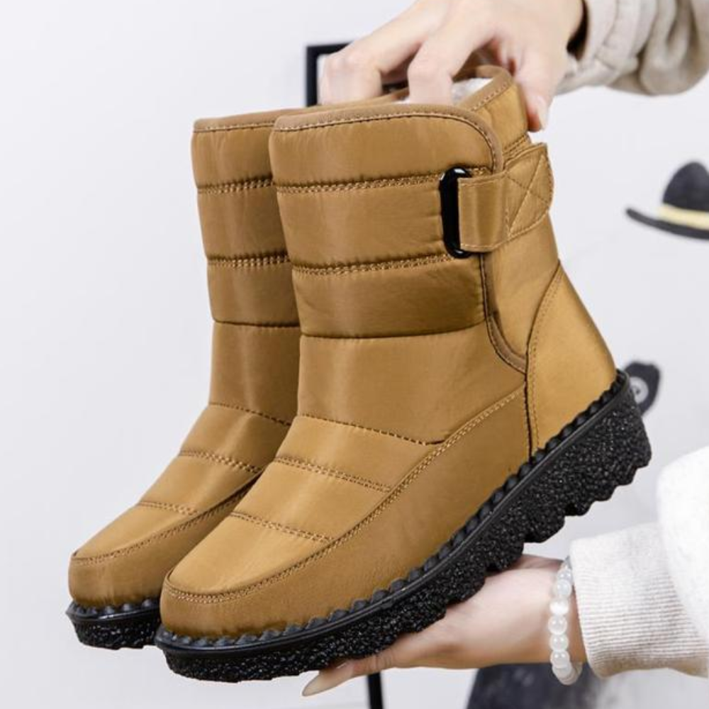 Kira Stiefel in Grau – leicht, langlebig und wasserdicht