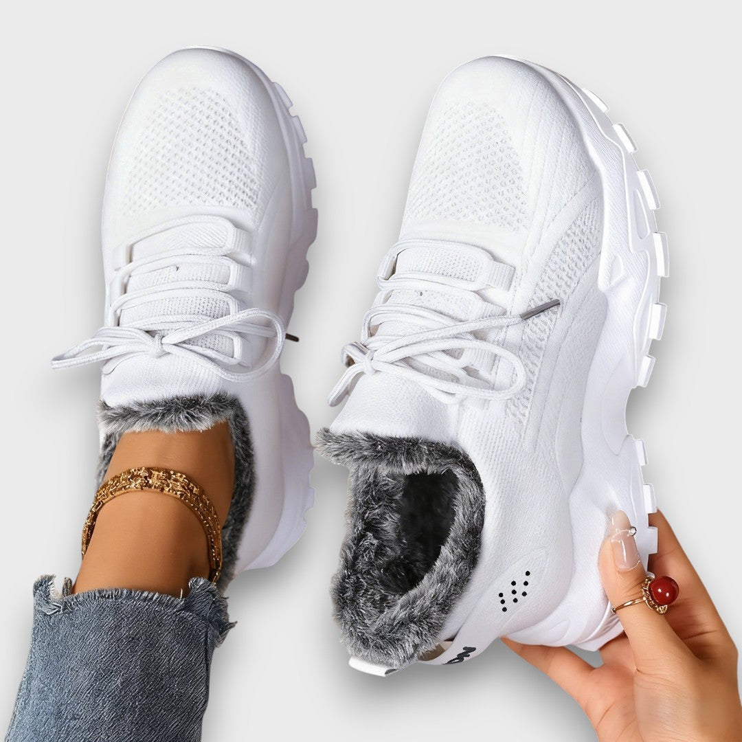 Lena Sneaker Damen Winterstil – verstellbarer Schnürsenkel, Detailansicht
