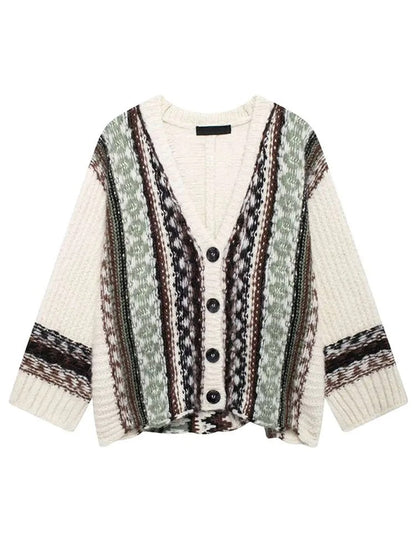 Svenja Damen Pullover mit Häkelstoff-Struktur – Ganzkörperansicht