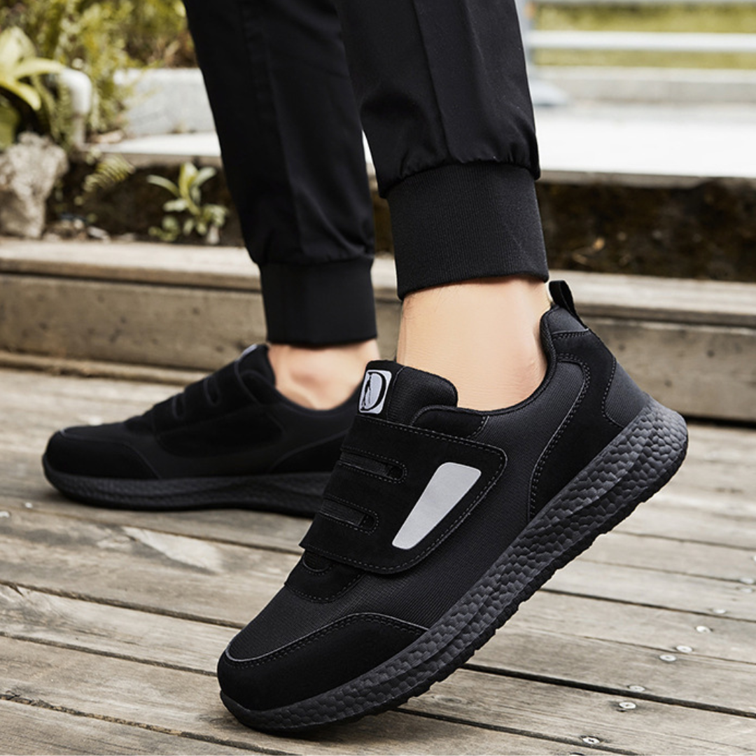 Herren Diabetikerschuhe Davio Mesh-Wildleder-Obermaterial Nahaufnahme