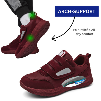 Herren orthopädische Schuhe mit ergonomischer Einlegesohle Detailansicht