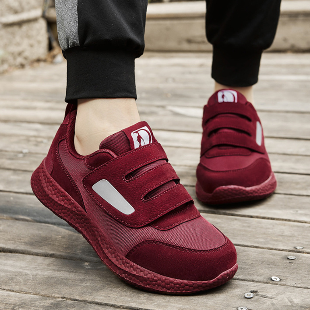 Orthopädischer Herrenschuh Davio gepolsterte Ferse Detailaufnahme