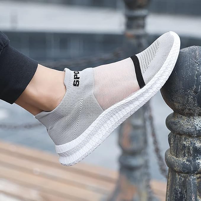 Gregor Herren Sneaker ohne Schnürsenkel in Rosa – moderne Ansicht