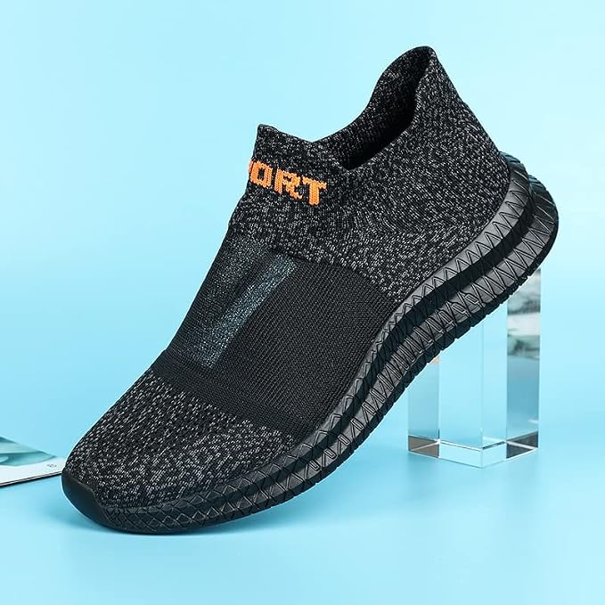 Schwarze Gregor Stricksneaker Herren – sportliches Design