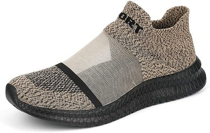 Flexible Sohle der Gregor Herren Slip-on Stricksneaker von unten