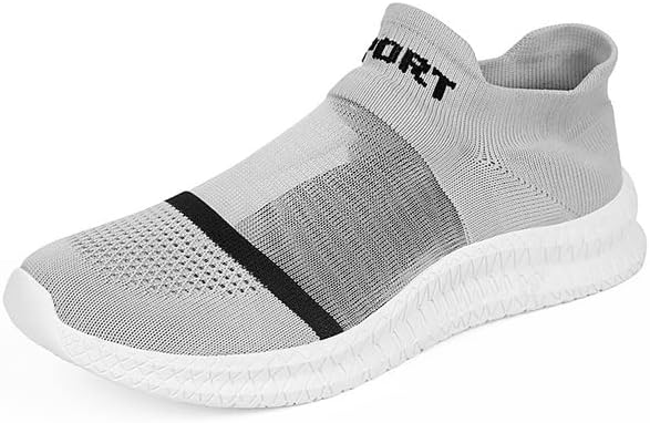 Gregor Herren Stricksneaker – Rückansicht mit elastischem Einstieg