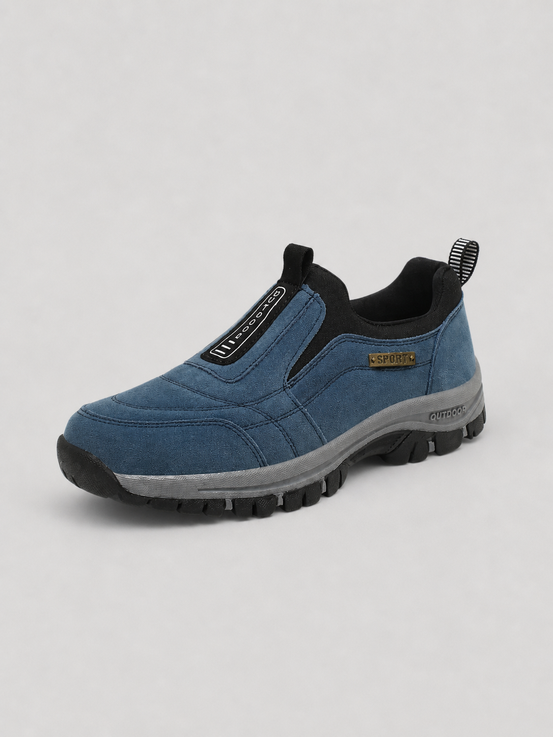 Benno Slip-On Schuhe in Braun – Profilansicht der Laufsohle