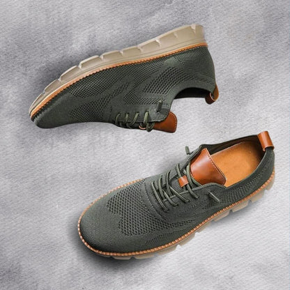 Jonas Walkingschuhe Olive – leichter Komfortsschuh für den Alltag