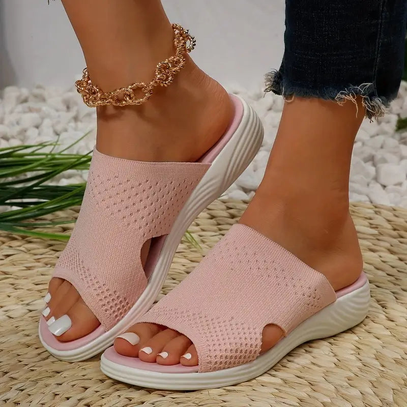 Larissa Damen Slides Blau – vielseitig kombinierbar für sommerliche Outfits