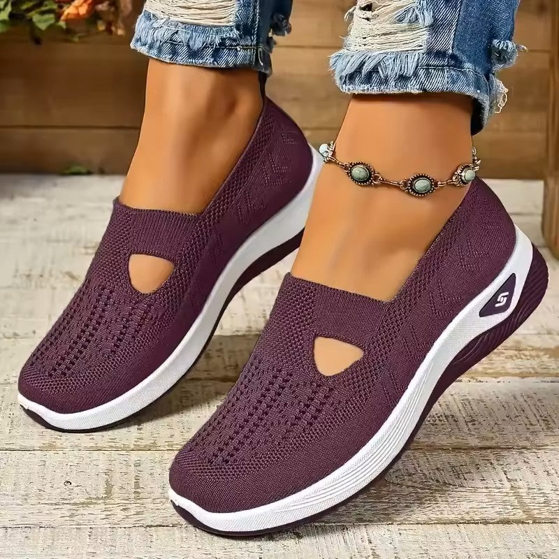 Lena Sneaker in Dunkelviolett – vielseitig kombinierbar