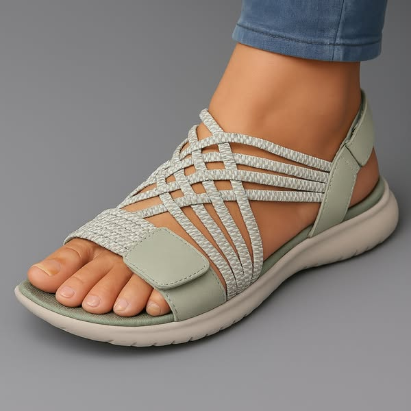 Orthopädische Damen Sandalen Lena mit rutschfester flexibler Außensohle
