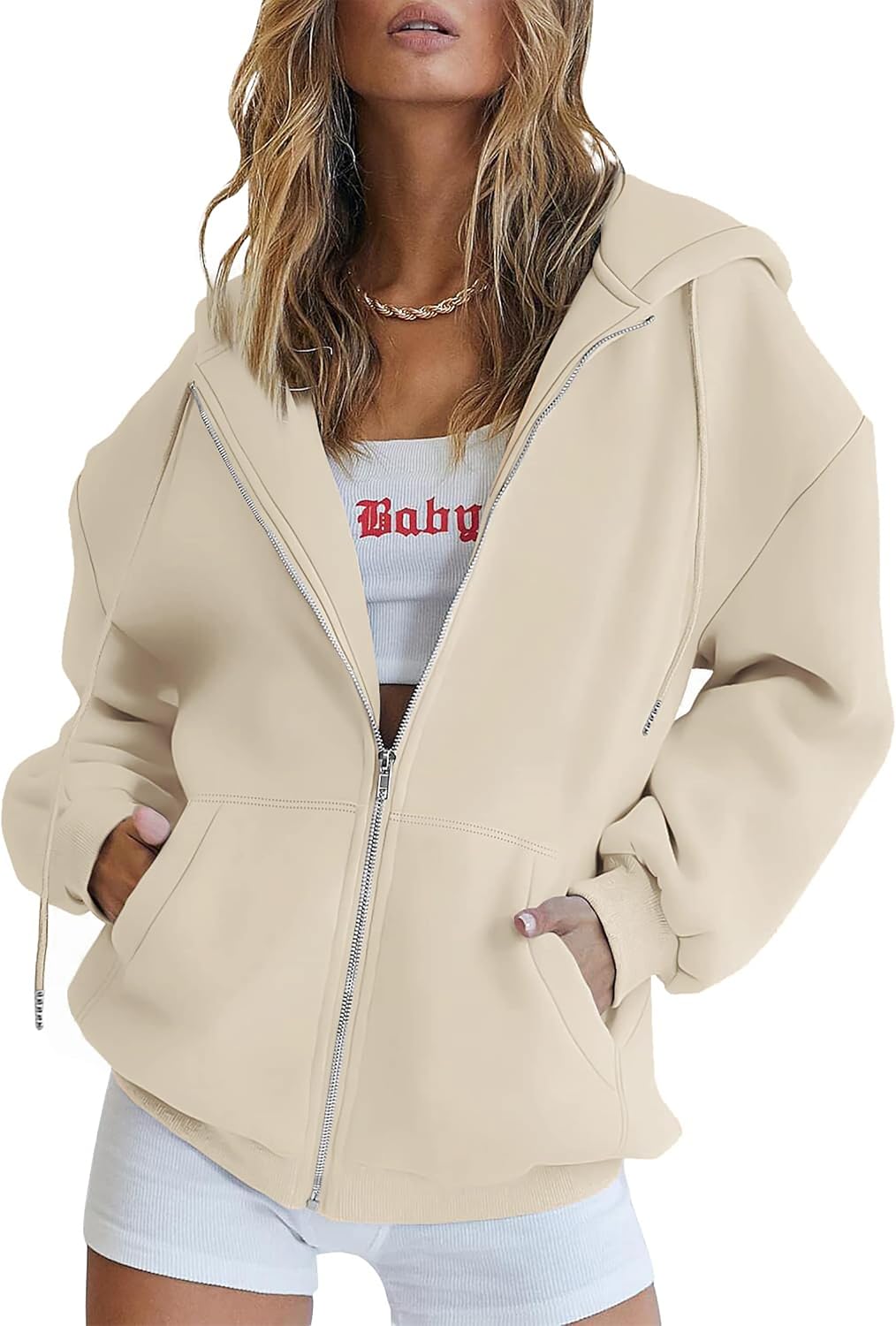 Lena Oversized Hoodie Damen – Herbst-Casual-Look mit Leggings