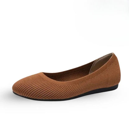 Mila Damen Ballerina – Ansicht von unten, flexible Laufsohle