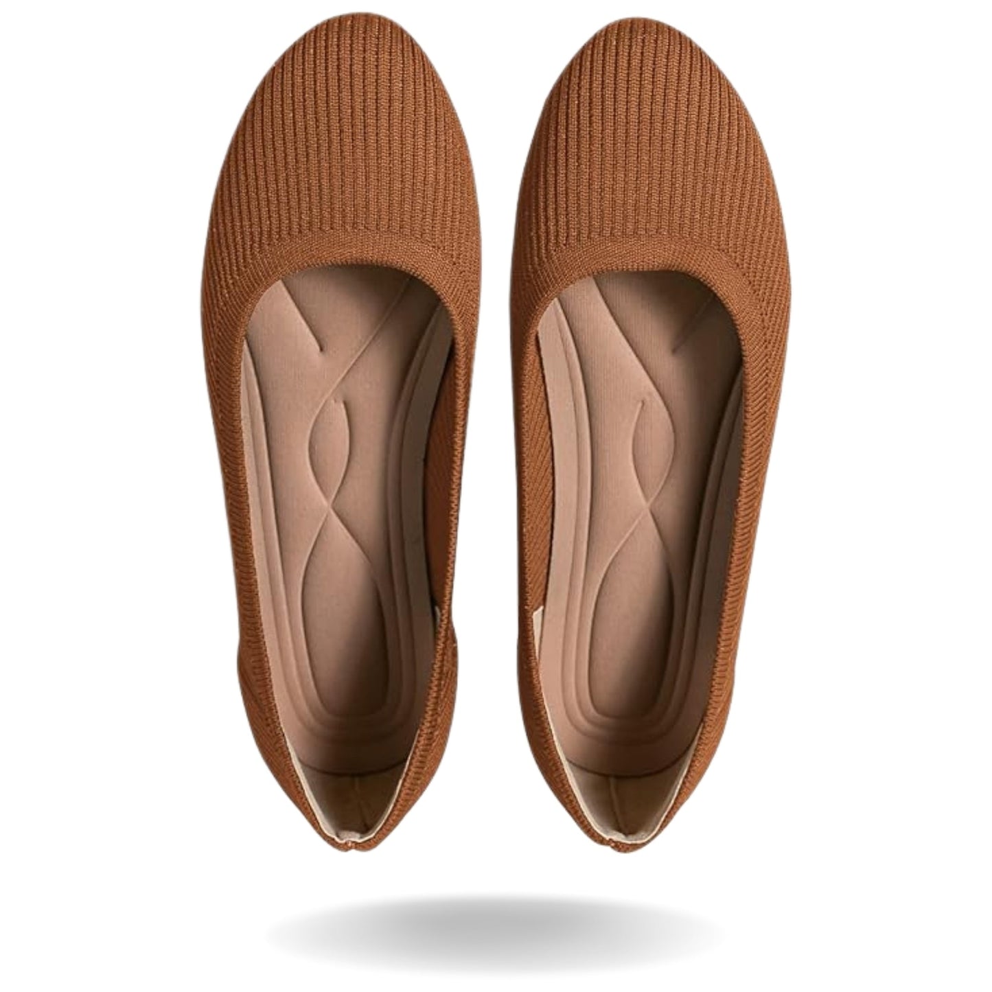 Mila Damen Ballerina – Nahaufnahme weiche Schuhspitze