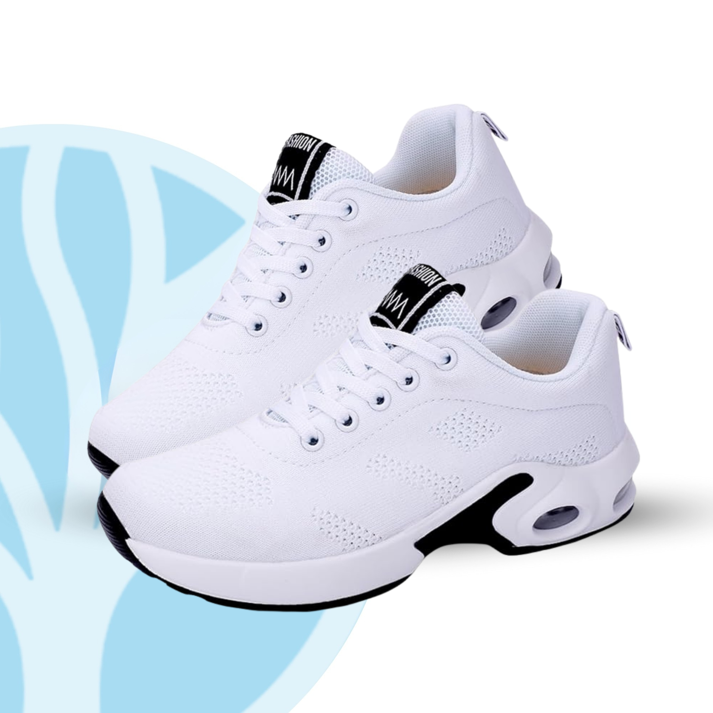 Norivo Damenschuhe, Paar nebeneinander auf hellem Hintergrund