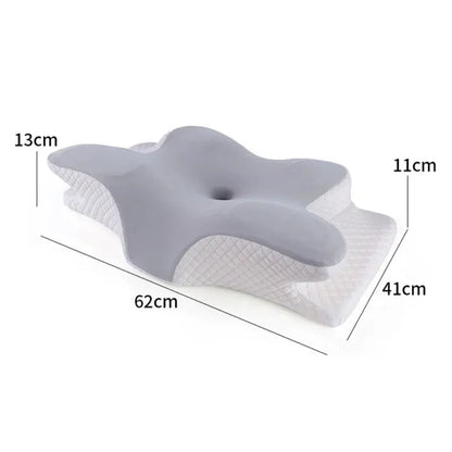 Ergonomisches Schlafkissen mit höhenverstellbarem Memory-Foam-Design