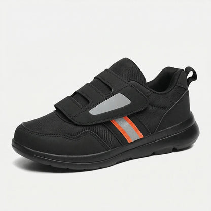 Valgora Sneaker vollständig aufgeklappt für einfaches Einsteigen – Draufsicht